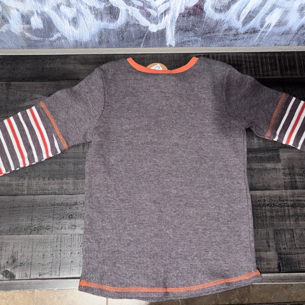 Mud Pie Baby Boys Halloween Pumpkin T-Shirt 4/5T​ - Picture 4 of 4